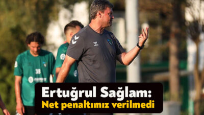 Kocaelispor Teknik Direktörü Ertuğrul Sağlam, geçtiğimiz hafta oynanan Pendikspor maçında,
