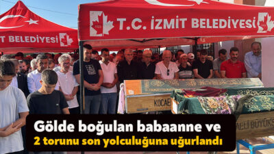 Kocaeli'de göle düşen 2 çocuk ve onları kurtarmaya çalışırken boğulan