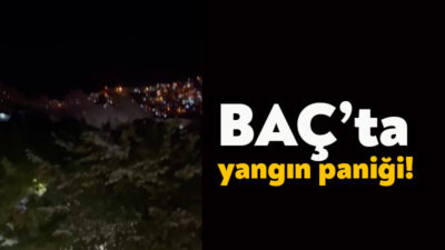 İzmit Baç'ta yangın paniği