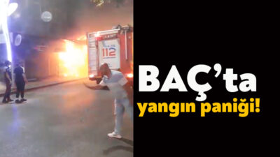 İzmit Baç'ta akşam saatlerinde yangın paniği yaşandı
