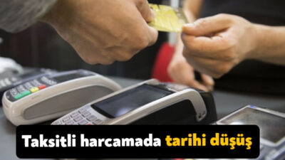 Seçim sonrasında kredi kartı faizlerinin yükselmesi üzerine taksitli harcamalar tarihi