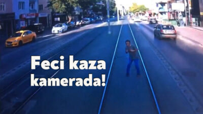 Kocaeli'nin İzmit ilçesinde bir kişinin tramvayın çarpması sonucu hayatını kaybettiği