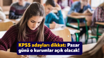 Kocaeli Valiliği 4 Ağustos Pazar günü yapılacak olan 2024 KPSS