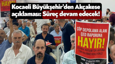 Kocaeli Büyükşehir Belediyesi’nin Kandıra’da yapmak istediği çöp tesisi için ÇED