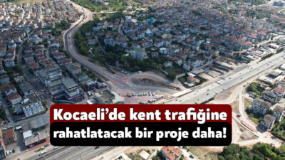 Kocaeli Büyükşehir Belediyesi, Kaşkaldere Kavşağı’nda son rötuşları yapıyor. Proje, trafiğin