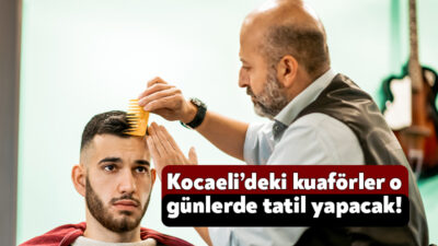 Ticaret Bakanlığı kuaförlerin tatil yapmaları kararını verdi. Bakanlık tarafından verilen