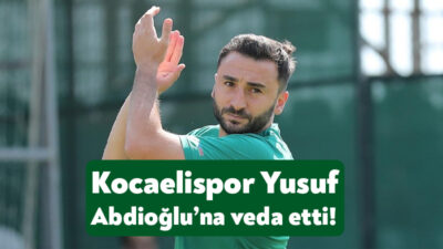 Trendyol 1.Lig’in başlamasına kısa bir süre kala Kocaelispor’da ayrılık yaşandı.