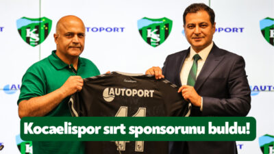 Kocaelispor formasının sırt sponsorluğu için Autoport ile anlaşmaya vardı. Yeşil