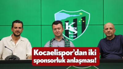 Trendyol 1. Lig’e 2-1’lik Gençlerbirliği galibiyetiyle başlayan Kocaelispor iki firmayla