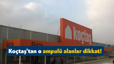 Türkiye’nin en büyük ev aletleri mağazalarından birisi olan Koçtaş’ta satılan