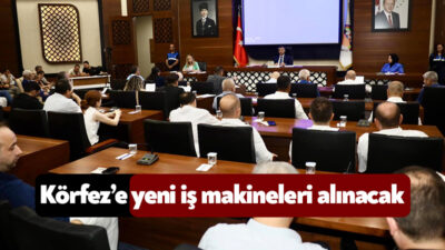 Körfez Belediyesi Ağustos ayı meclisi yapıldı. Gündem maddelerinin görüşüldüğü mecliste,