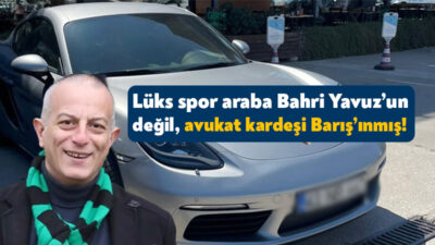 Kocaelispor eski başkanlarından olan Bahri Yavuz bugün lüks bir restoranda