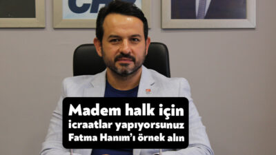 CHP İzmit İlçe Başkanı Gökhan Ercan yaptığı açıklamada, “Eski Perşembe