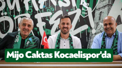 Kocaelispor, 32 yaşındaki Hırvat oyuncu Mijo Caktas'ı kadrosuna kattı.