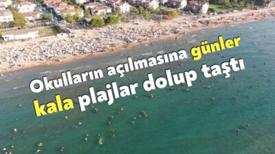 Kocaeli'nin gözde tatil merkezlerinden olan Kandıra'nın plajları, okulların açılmasına kısa