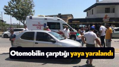 Kocaeli'nin Darıca ilçesinde otomobilin çarptığı yaya yaralanarak hastaneye kaldırıldı.