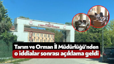 Kocaeli İl Tarım ve Orman Müdürlüğü'nde mesai saatlerinde personelin bulunmadığı
