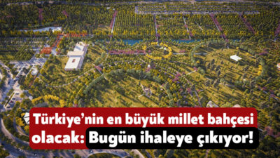 Kocaeli Büyükşehir Belediyesi tarafından Türkiye’nin en büyük millet bahçesi Başiskele’ye