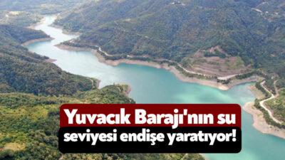 Kocaeli'nin içme suyu ihtiyacının büyük kısmını karşılayan Yuvacık Barajı'ndaki su
