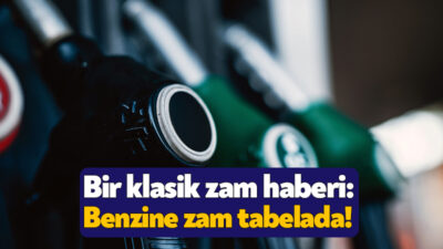 Gece yarısından itibaren geçerli olmak üzere benzinin litre fiyatına ortalama