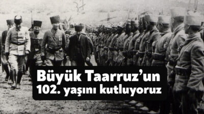 Büyük Önder Mustafa Kemal Atatürk komutasındaki Türk ordusunun düşman işgaline