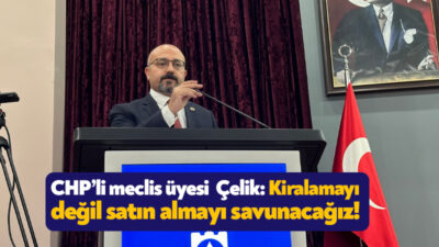 Büyükşehir Belediyesi CHP’li meclis üyesi Özgür Çelik, 3 yıllık iş