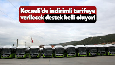 Kocaeli Büyükşehir Belediyesi 1 Temmuz’dan geçerli olmak üzere toplu ulaşıma