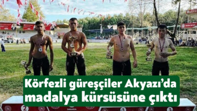 Sakarya'da düzenlenen 59. Akbalık Yağlı Güreşleri'ne katılan Körfezli güreşçiler, 2.