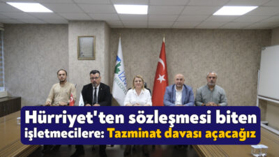 İzmit Belediye Başkanı Fatma Kaplan Hürriyet, sözleşme süresi dolmuş işletmelerle