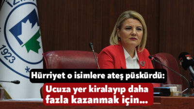 İzmit Belediye Başkanı Fatma Kaplan Hürriyet, belediyeye ait mülklerin kiralanması