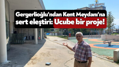 DEM Parti Kocaeli Milletvekili Ömer Faruk Gergerlioğlu İzmit Kent Meydanı’nın