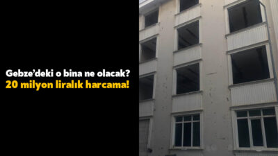 Gebze Kaymakamlığı’nın karşısında yer alan ve yıllarca Eğitim Vakfı’nın öğrenci