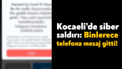 Kocaeli’de bugün akşam saatlerinde “Ekomobil” uygulaması hacklendi. Yaşanan olayın ardından