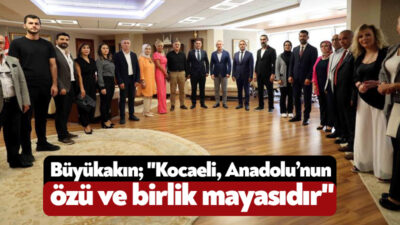 Kocaeli Büyükşehir Belediye Başkanı Tahir Büyükakın, STK'lar ile yaptığı görüşmede,