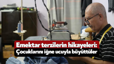 Kocaeli'nin İzmit ilçesindeki terziler, yıllardır iğne ve iplikle hayatlarını kazanıyor,