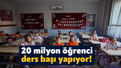 2024-2025 eğitim öğretim döneminin ilk ders zili bugün çalacak ve