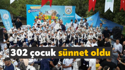 Kartepe'de 14. geleneksel sünnet şöleni düzenlendi. Renkli anlara sahne