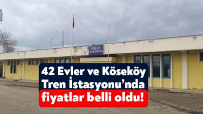 2020 yılından berri inşaat sürecinde olan 42 Evler Tren İstasyonu