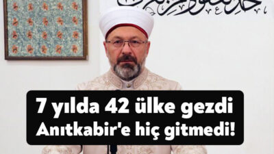 Atatürk alerjisi olan Diyanet İşleri Başkanı Ali Erbaş 30 Ağustos