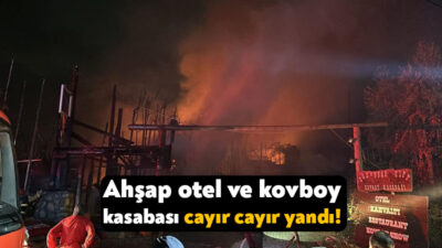 Kocaeli'nin Karamürsel ilçesinde kovboy kasabası ve otel olarak kullanılan alanda