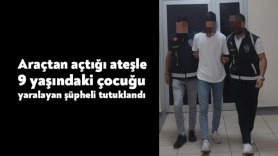 Kocaeli'nin İzmit ilçesinde araçtan açtığı ateş neticesinde 9 yaşındaki çocuğu