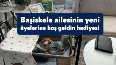 Başiskele Belediyesi, ilçede ikamet eden ailelerin yeni doğan bebeklerine hediye