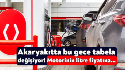 Akaryakıt fiyatlarında tabelalar bu gece yine değişecek. Motorinin litre fiyatına