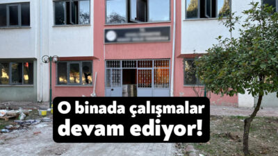 Kartepe’de bulunan meslek yüksek okulunun taşınması sonrasında binada yapılan çalışmalarla