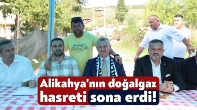 Kocaeli Büyükşehir Belediye Başkanı Tahir Büyükakın Alikahya Turnaoğlu Caddesi’ndeki doğalgaz