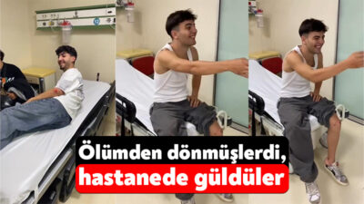 Kocaeli'nin İzmit ilçesinde seyir halindeyken bir otomobile çarpan motosiklet metrelerce