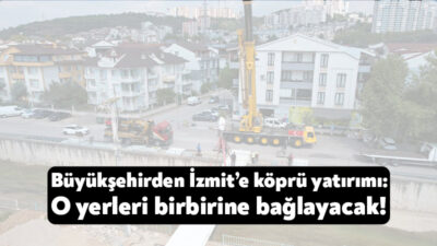 Kocaeli Büyükşehir Belediyesi Yahya Kaptan Mahallesi’ndeki Akarca Deresi’nin üzerine yapacağı