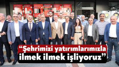 Çayırova’da esnaf ve vatandaşla buluşan Büyükakın, “Kocaelimize değer katacak işlere