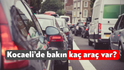 TÜİK’in verilerine göre trafiğe kayıtlı toplam taşıt sayısı Ağustos ayı