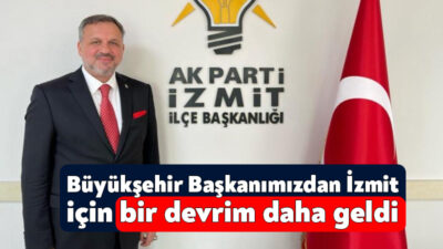 AK Parti İzmit İlçe Başkanı Halil Güngör Dokuzlar, pazartesi günü